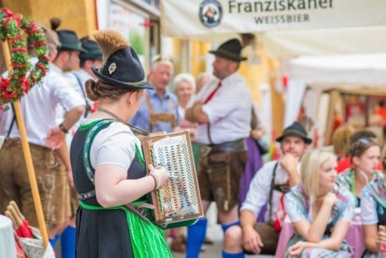 Am Knödeltag in Radstadt sorgt alljährlich Musik für gute Stimmung.