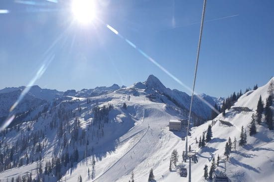 Der Panoramalink verbindet Flachau mit dem Shuttleberg